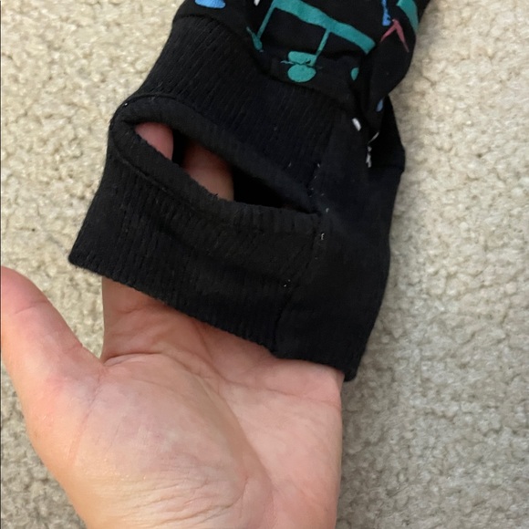 Vintage Delia’s Zip Up Hoodie With Musical Note Design, Size M - Picture 4 of 9